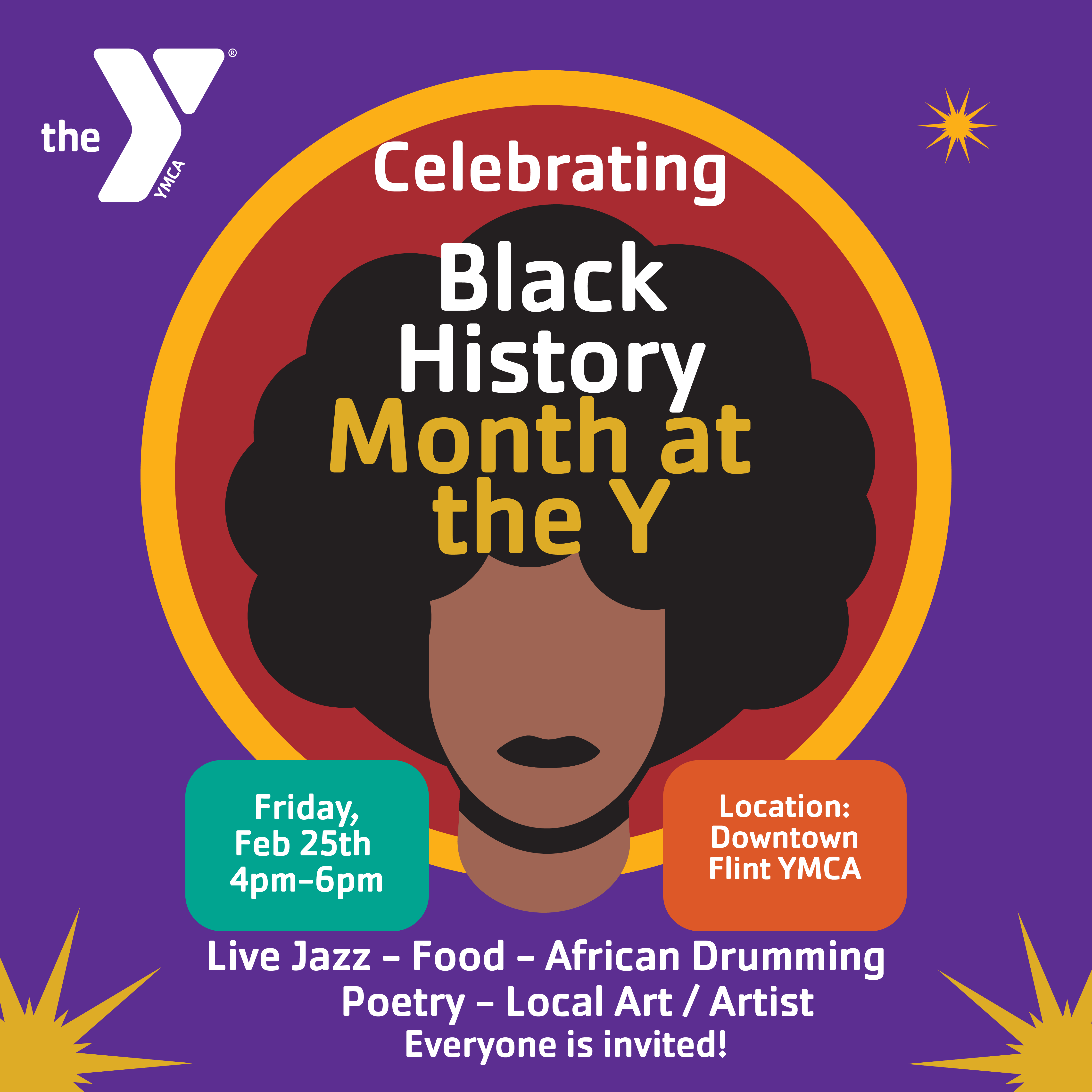 Black History Month Event Flyer